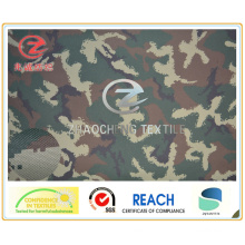 600d Police Camouflage Printing Fabric PVC Coated 380GSM for Polic Outvest Use (ZCBP005)